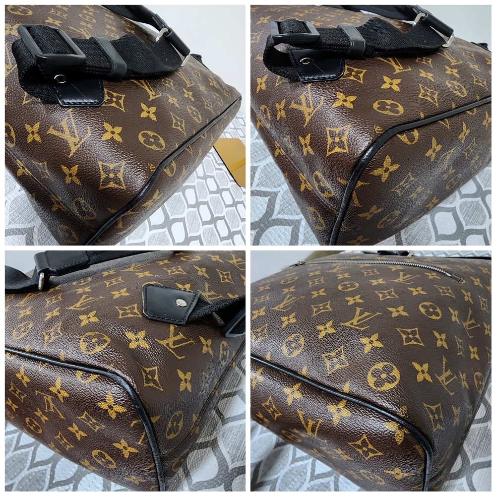 Louis Vuitton Monogram Macassar Palk Backpack Brown/Black - Picture 13 of 14